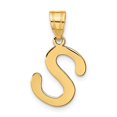 thumbnail image 1 of Diamond2Deal 14K Pendentif Initiale Lettre à Bulles en Or Jaune pour Femmes, 1 of 5