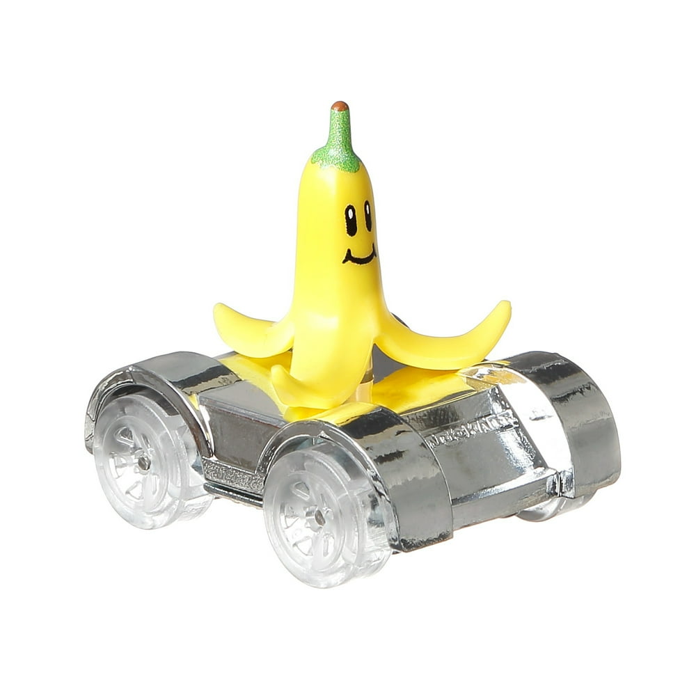 Hot Wheels Mario Kart Banana Diecast Car [No Packaging]