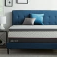 thumbnail image 5 of Lucid 3" Memory Foam Mattress Topper with Charcoal and Aloe Infusion, Twin-XL, 5 of 11
