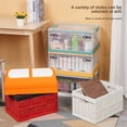thumbnail image 4 of Caja de almacenamiento plegable portátil para exteriores, organizador para llevar a acampar, uso doméstico, armario, caja de juguetes, no requiere instalación, 4 of 4