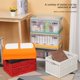 thumbnail image 4 of Caja de almacenamiento plegable portátil para exteriores, organizador para llevar a acampar, uso doméstico, armario, caja de juguetes, no requiere instalación, 4 of 4