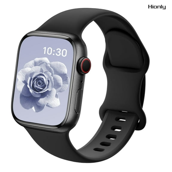 Hionly Sport Bands Compatible with Apple Watch Bands for Women Men 40mm 41mm 42mm 38mm, 44mm 45mm 46mm 49mm, Soft Silicone Watch Straps for iWatch Series 10/9/8/7/6/5/4/3/2/1 Ultra SE