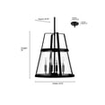 thumbnail image 5 of Millennium Lighting  Edelweiss Light 4 Pendant Fixture 18 Inch - Matte Black, 5 of 7
