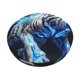 thumbnail image 1 of Disketp Futuristic Blue Light White Tiger Funda Redonda para Taburete, Funda de Cojín para Silla de Bar Suave y Elástica-13 inch, 1 of 7