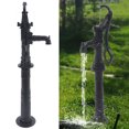 thumbnail image 3 of Hand Water Pump with Stand Cast Iron For Outdoor Well Garden Farm Irrigation, 3 of 7