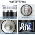 thumbnail image 3 of Gifts for Dad 40 OZ Tumbler Cup Fathers Day Birthday Christmas Gifts Dad Fuel Coffee Mug with Handle, 3 of 6