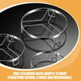 thumbnail image 3 of Shisuyan Cooling Rack Silver 3Pcs 6.1X6.1X1.3In, 3 of 8
