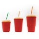 thumbnail image 1 of Xihbxyly Oferta del día Prime Today Juego de 3 vasos para bebidas con aislamiento térmico antiscaldaduras de neopreno., 1 of 7
