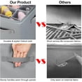 thumbnail image 2 of Organizador de zapatos para clóset, paquete de 2, caja de zapatos plegable con divisores ajustables y cubierta transparente, gabinete organizador de almacenamiento de zapatos con asas, 2 of 4
