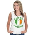 thumbnail image 3 of St Patricks Day Kiss Me I'm Irish Tank Top Tee Shirt Women Brisco Brands S, 3 of 5