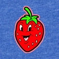 thumbnail image 2 of CafePress - Happy Strawberry - Cute Infant Baby Football Bodysuit, 2 of 3