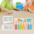 thumbnail image 1 of Montessori Toys Slide Puzzle Juegos de mesa, color y forma Matching Brain Teasers Juego de ños de 3 4 5 6 7 años Regalos de cumpleaños , 7 colores CUTICAT rompecabezas de diapositivas montessori, 1 of 8