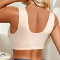 thumbnail image 4 of Bras for Women,Front Closure Lace Bralette With Adjustable Cups For Supportive And Comfortable Daily Wear,Sports Bras for Women,Beige,S, 4 of 5