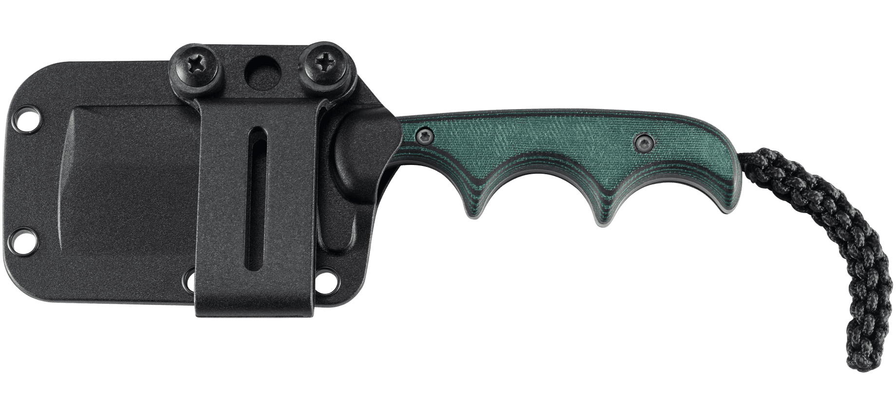CRKT Minimalist Cleaver Outdoor Survival Fixed Blade Knife with Sheath: Stainless Steel Plain Edge Blade, Micarta Handle, 2383