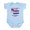 Sky Blue, variant on CafePress - Made In America With El Salvadorian Parts Body Sui - Baby Light Bodysuit, Size Newborn - 24 Months