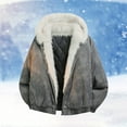 thumbnail image 2 of Men's Lined Hooded Outdoor Casual Style Coat For Autumn And Winter, 2 of 5