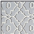thumbnail image 4 of SAFAVIEH Four Seasons Nowell Geometric Polyester Area Rug, Grey/Ivory, 3'6" x 5'6", 4 of 6