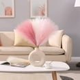 thumbnail image 4 of TETOU 6 Stems  Artificial Pampas Grass 17.7" Faux Pampas Grass Short Vase Filler Home Room Decor - Blush & Cream & Pink, 4 of 10