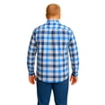 thumbnail image 2 of Big Kong Camisa cuadros tallas grandes azul y negro manga larga talla XL a 6XL, 2 of 5