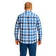 thumbnail image 2 of Big Kong Camisa cuadros tallas grandes azul y negro manga larga talla XL a 6XL, 2 of 5