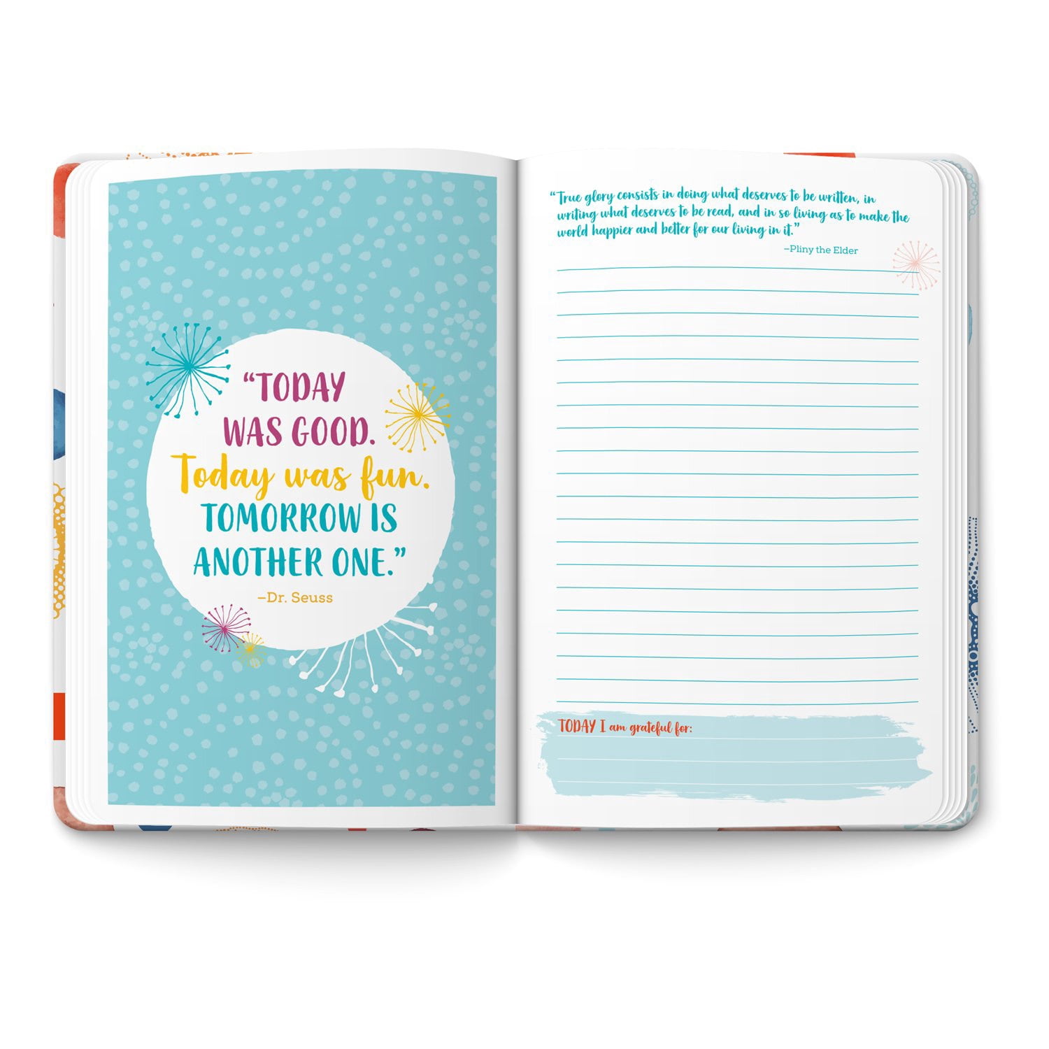 Corso Live Happy Notebook (Gratitude Journal, Daily Quote on Mindful Living, Business Notebook, Personal Diary)