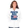 thumbnail image 3 of Puerto Rico Power PR Flag Pride Zip Up Hoodie Men's Women's Brisco Brands S, 3 of 5