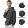 thumbnail image 6 of Pepypepy Men’s Pullover Hoodie, Lightweight Cotton Hooded Sweatshirt, Size: S-XXL, 6 of 8