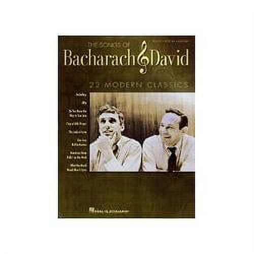 Hal Leonard The Songs Of Bacharach And David arranged for piano, vocal, and guitar (P/V/G)