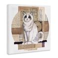 thumbnail image 3 of Stupell Industries Eclectic Vintage Collage Cat Canvas Art, 17 x 17, by Nancy Overton, 3 of 8