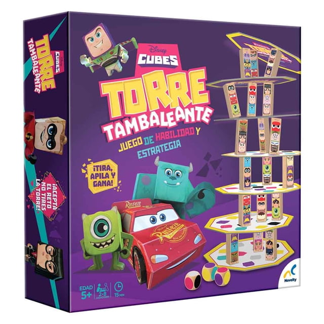 Juego de Mesa Disney Torre Tambaleante Cubes