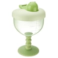 thumbnail image 2 of 6oz Sippy Cup with Lid Featuring A Creative Goblet Design and A Secure Leak Proof Lid. and It Helps Cultivate Drinking Habits, Green, 2 of 9