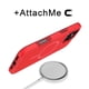 thumbnail image 5 of Funda Case MYBAT Fuse Mag para iPhone 16 PRO - Roja, 5 of 8