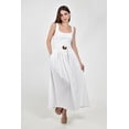 thumbnail image 1 of Vestido midi con cinturon Roman Fashion /Juvenil, 01680 (Blanco) blanco G, 1 of 5