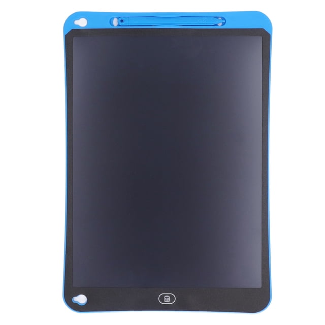 Electronic Doodle Board, 15inch Kids LCD Writing Tablet Eye Protection Portable Lightweight Multipurpose Multi Color Lines For Drawing For Kids For Note Taking Blue,Black