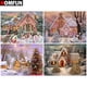 thumbnail image 2 of HOMFUN-Pintura de diamantes de imitación 3D, decoración de cristal, bricolaje, Navidad, casa de invierno, patrón de punto de cruz, bordado de diamantes, 2 of 4
