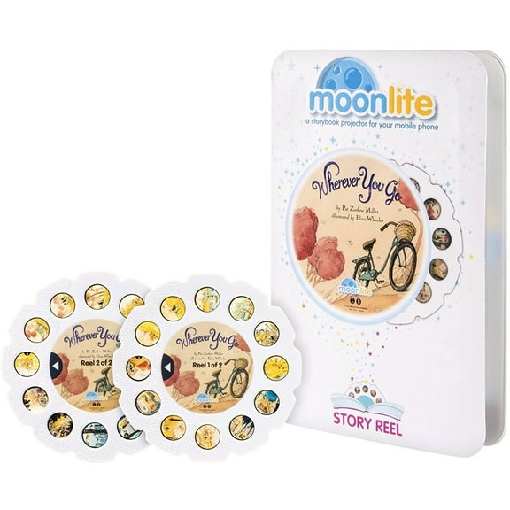 Spin Master Moonlite Wherever You Go Story Story Reel for Moonlite Story Projector, White