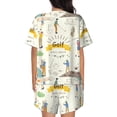 thumbnail image 3 of Lsque Golf Icons And Golfer Women's Short-Sleeved Pajama Set - 2 Piece Soft and Lightweight Sleepwear Set-3X-Large, 3 of 9