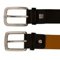 thumbnail image 3 of Renato Balestra GAVINO Brown Leather Mens Belt, 3 of 5