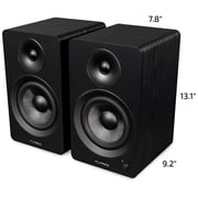 Fluance RT81 Elite High Fidelity Vinyl Turntable (Piano Black), Ai61 Powered 6.5 Stereo Bookshelf Speakers (Black Ash), Diamond Stylus, Belt Drive, Built-in Preamp, 90W Class D Amplifier, Bluetooth