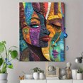 thumbnail image 4 of Abstract Face Art Decor Painting/Canvas Art， Suitable for Living Room， Bedroom， Office， Study Room， Dining Room， Hallway， Hotel, 4 of 8