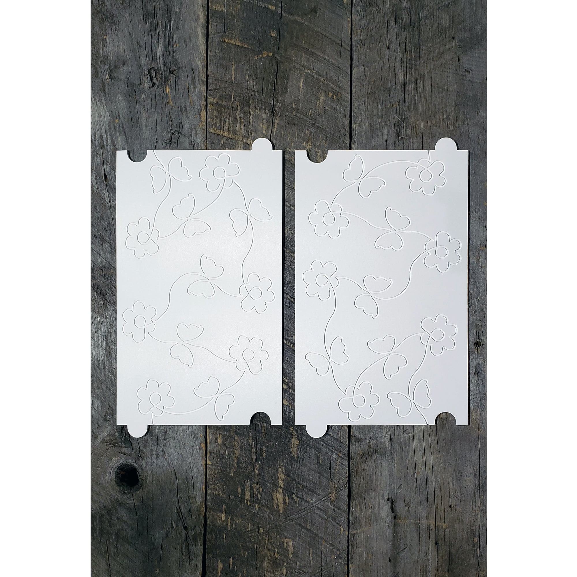 Longarm Quilting Groovy Pattern Boards Set of 2 Butterflies and Flowers