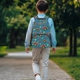 thumbnail image 3 of Uorisanigo Truck Print School Backpack for Girls Boys 5-13, Multifunctional Casual Daypack for Preschool Elementary, 17 Inch Durable Bag with Padded Straps, 3 of 6