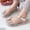 White, variant on Eltusu Girls Jellies, PVC Summer Outdoor No Slip Casual Jelly Shoes Pink Size 13(Big Kids)