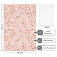 thumbnail image 2 of 2 Pcs Pioneer Flower Floral Print Pattern Kitchen Towels, Funny Microfiber Dish Towel Set, 18" X 26" Tea Towels, 2 of 6