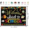 thumbnail image 6 of Welcome Back to School Backdrop 8x6FT First Day of School Welcome Banner Background Preschool Kindergarten Back to School Party Decorations Supplies for Classroom School, 6 of 10