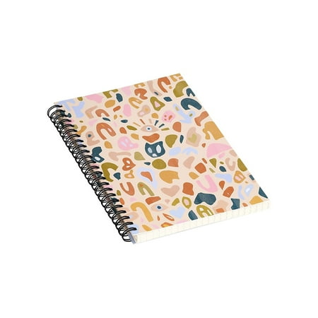 UPC: 0195318336535 | DENY Designs Abstract Paper Cuts by Alja Horvat Notebook 5.5  x 8.25  Dotted 40 Sheets Multicolor