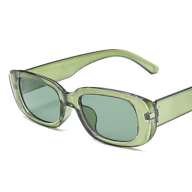 Gafas de sol retro de moda con marco pequeño de PC, gafas de sol con diamantes para Aespa Afortunado Sencillez