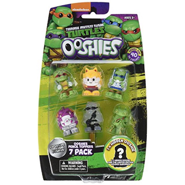 Ooshies Set 2 "TMNT Series 1" Figura de acción (paquete de 7) Ooshies 39897434025