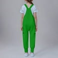 thumbnail image 5 of XXWXYD Girls Overalls Jumpsuit Harem Pants with Pockets Sleeveless Casual Play Outfit 5-14 Years Breathable Fabric Retro Streetwear Layering Basics, 5 of 6