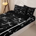 thumbnail image 3 of Homewish Kids Ice Hockey Zipper Twin Comforter Sets with Fitted Sheet and 2 Pillowcases For Boys,Sports Theme Zipper Bedding Set,Black Gray,Black Reversible,4 Pieces, 3 of 7